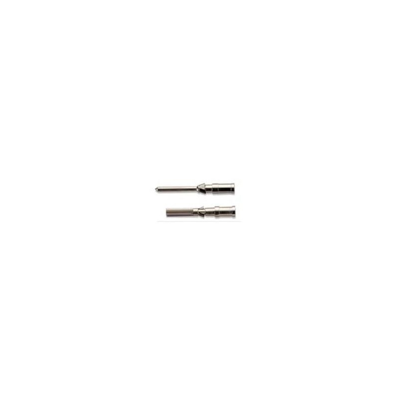 Contact à sertir, femelle, 10A, argent, 0.75mm²